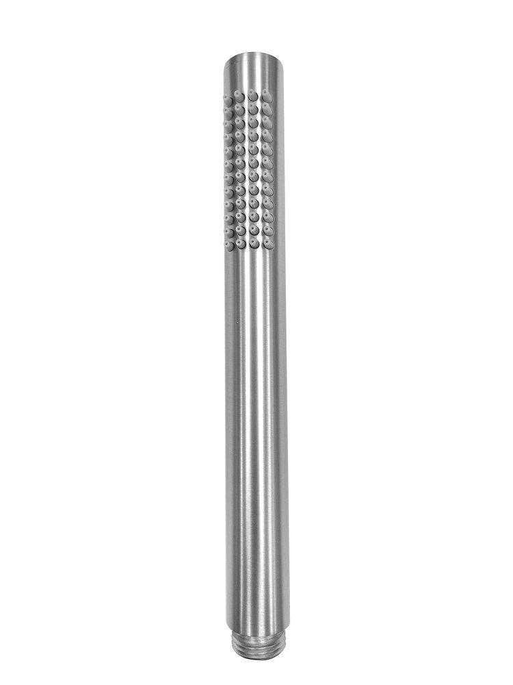 [41256] Round Brushed Nickel Single Function Handheld Shower (Brass)