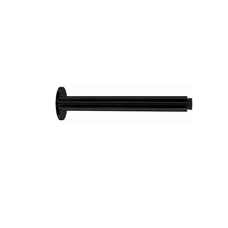 [55127] Round Ceiling Shower Arm 450mm Matte Black