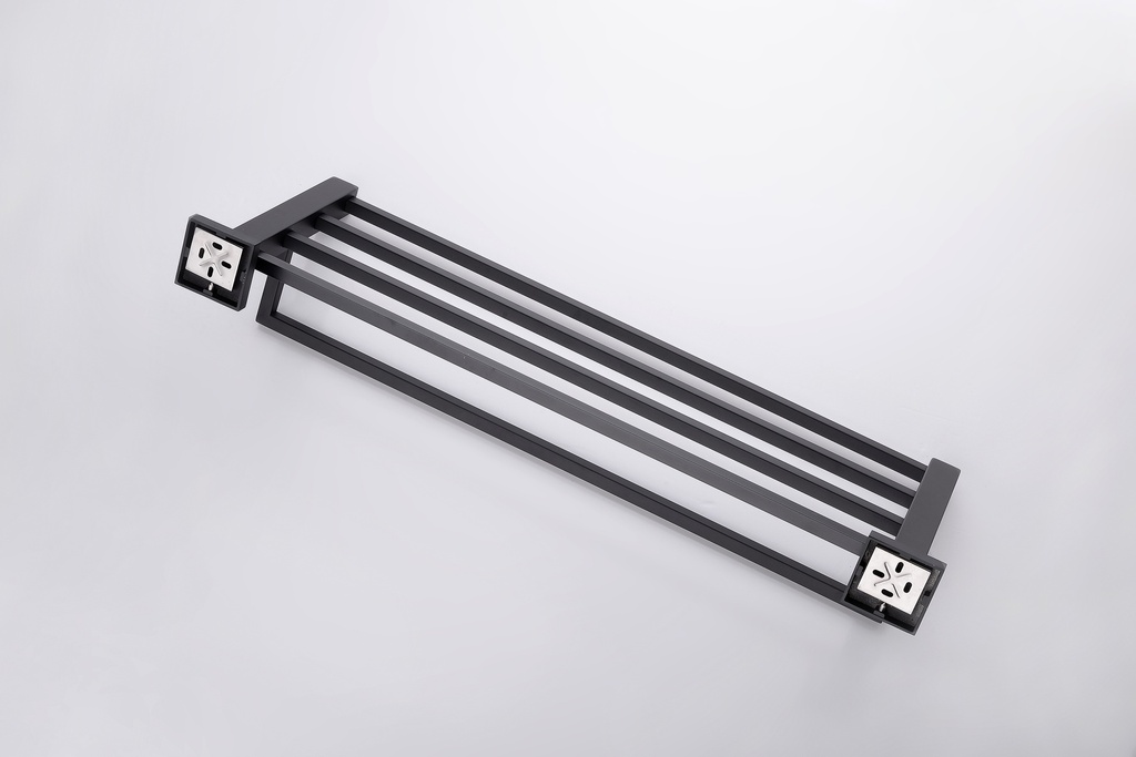 Round Chrome Stainless Steel Railwithout Handheld Shower,Fixed Wall Connector Set