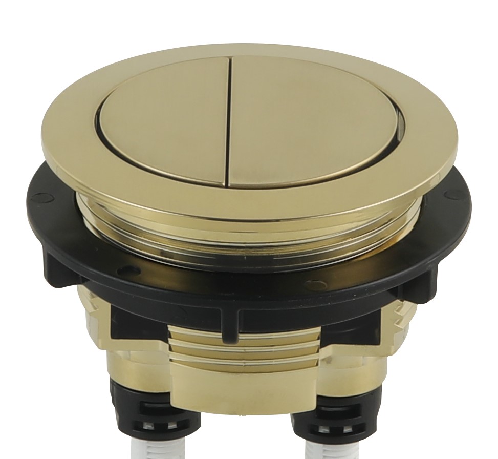 Round Press Button Brush Light Yellow
Gold