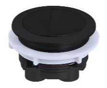 Round Press Button Matte Black