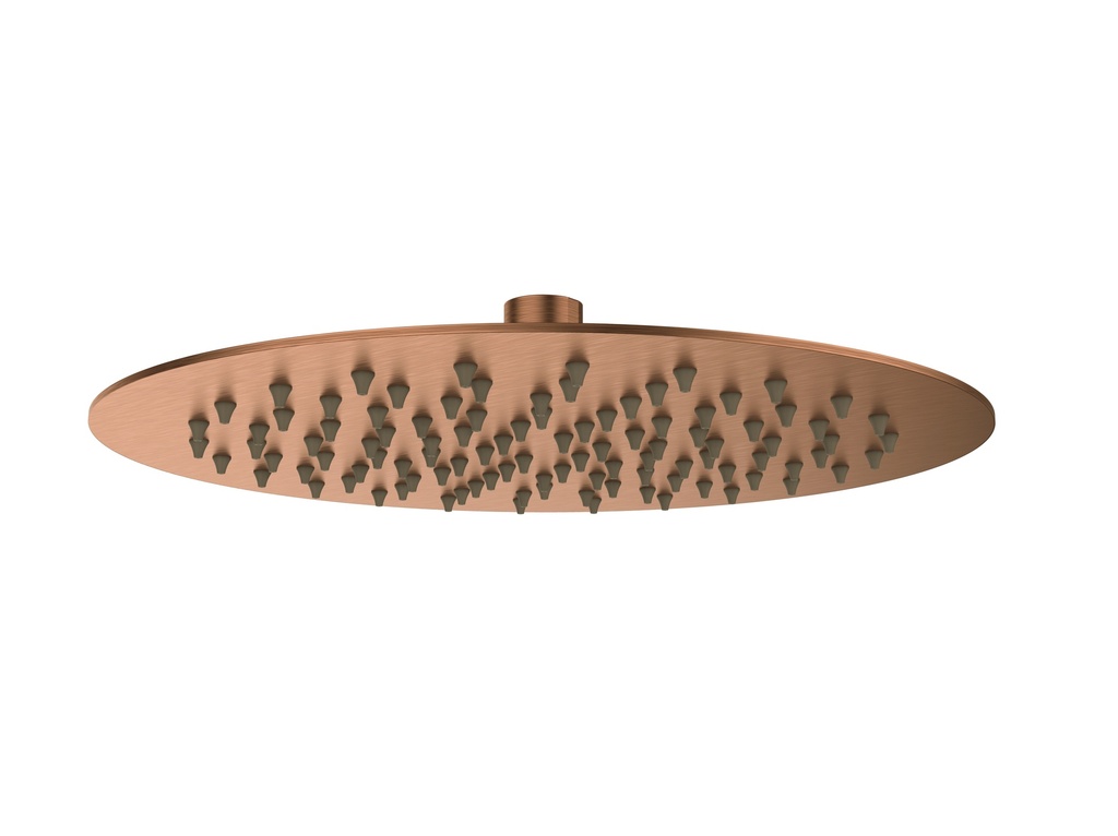 Round Rain Shower Head 250mm Brushed Bronze