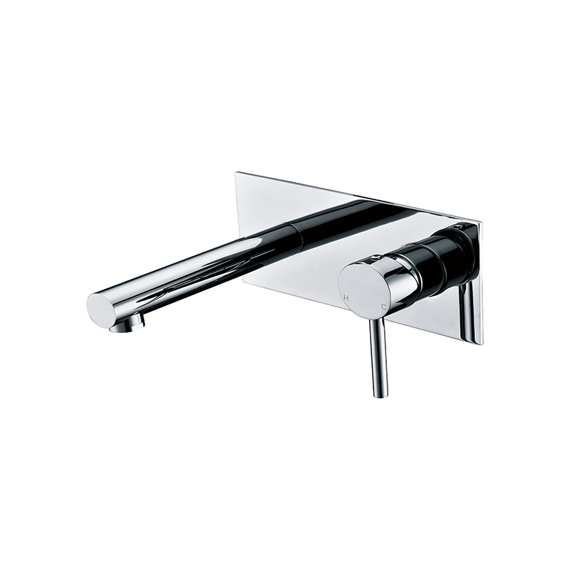 [55226] Round Wall/Basin Mixer W/Spout Chrome