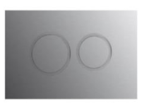 Round push plate Gun Metal