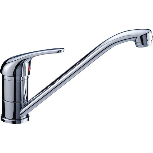Ruby Slim Rectangle Handle Sink Mixer 35mm Chrome Lead Free