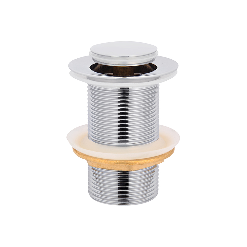 Run Chrome 32mm Brass Pop-Up Waste No Overflow