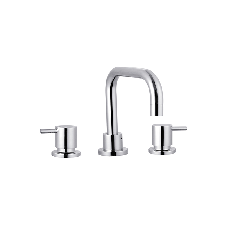 Rund Premium Dr Brass Basin Set - Quarter Turn Chrome
