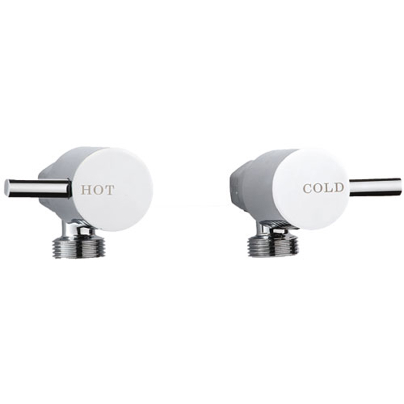 Rund Premium Dr Brass Washing Matchine Set- Quarter Turn Chrome