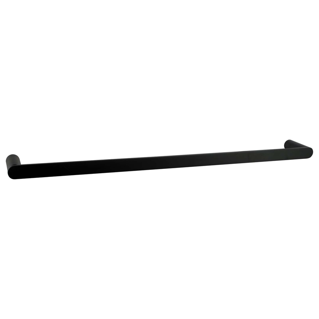 [40031] Rushy Black Single Towel Rail 800mm