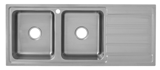 SETO DOUBLE BOWL &SINGLE DRAINER SINK 1200x500x200 LEFT HAND BOWL