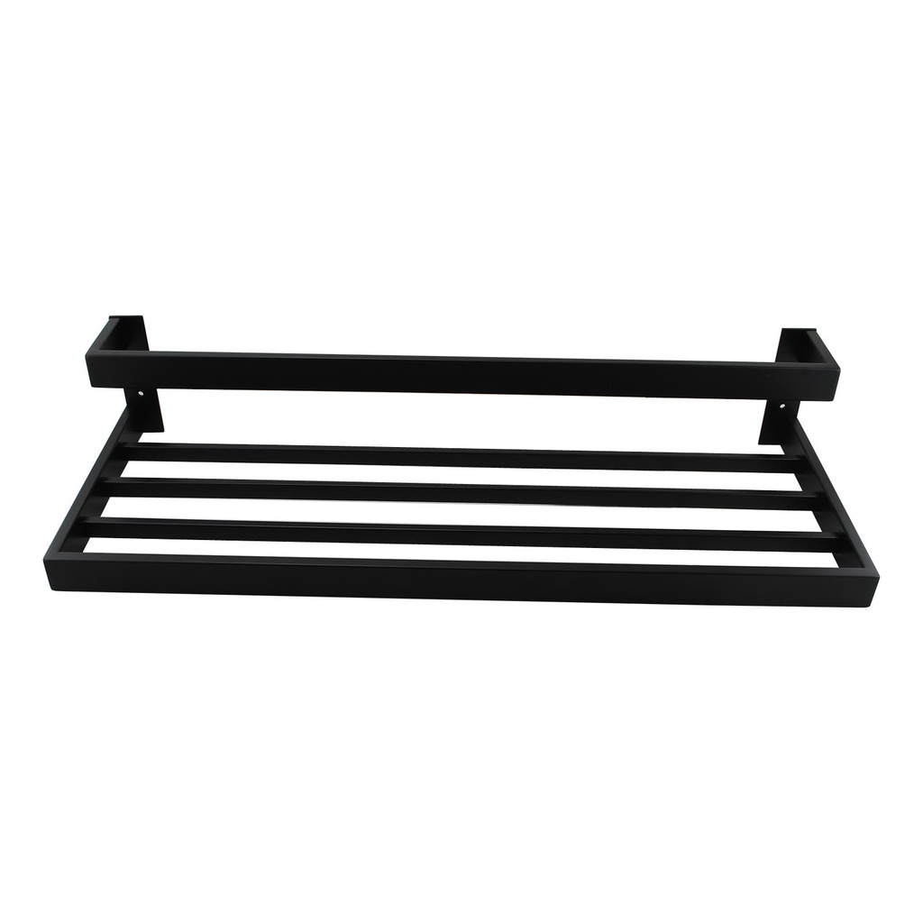 Sera Black Double Towel Holder 600mm