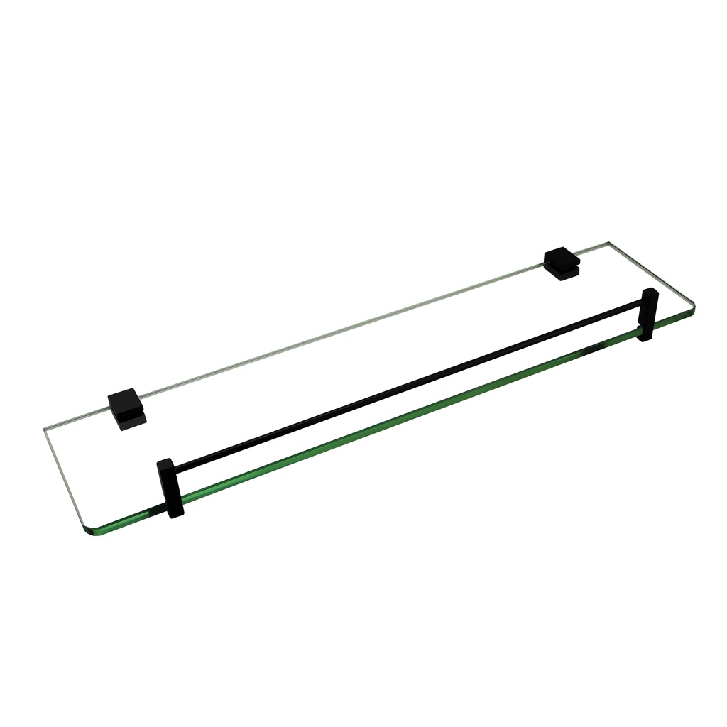 Sera Black Glass Shelf Holder 500mm