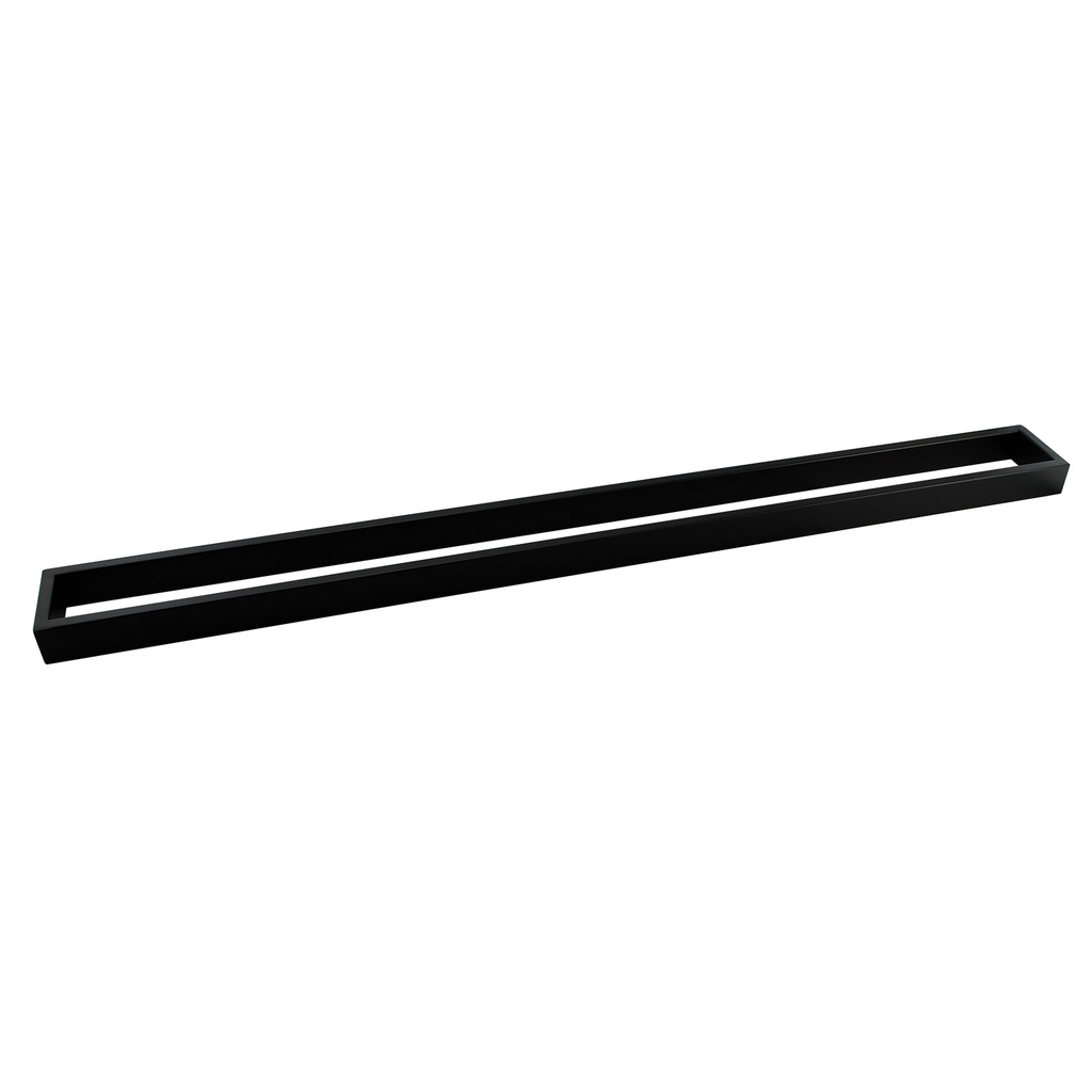 Sera Black Single Towel Rail 800mm
