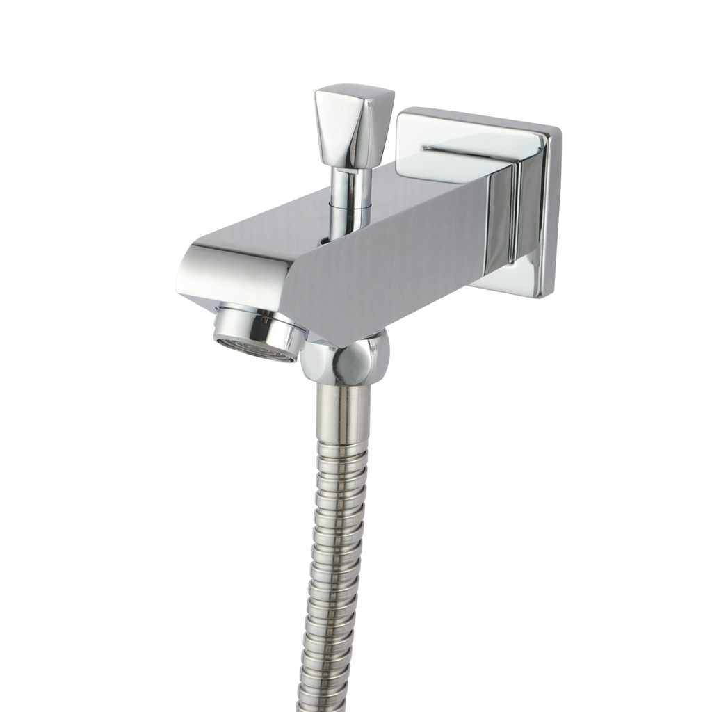 Sera Chrome Bathtub/Basin Wall Spout with Diverter