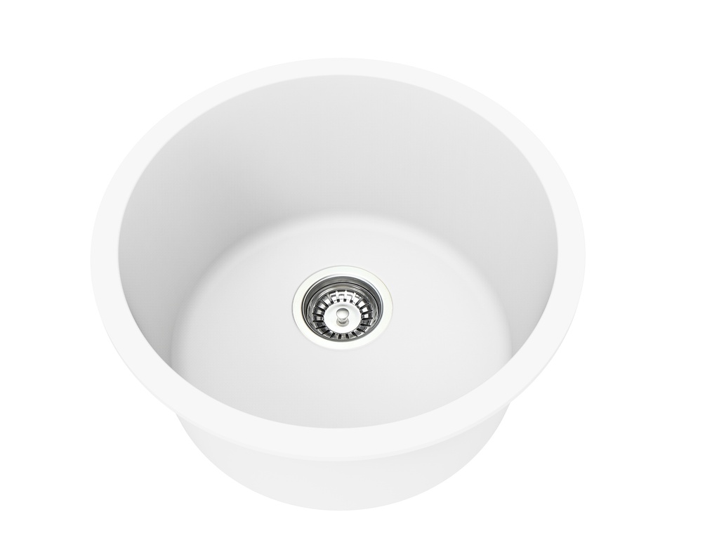 Size:450X235mm Bowl Size:398*235mm Artic White Laufey Granite Laundry/Bar Sink