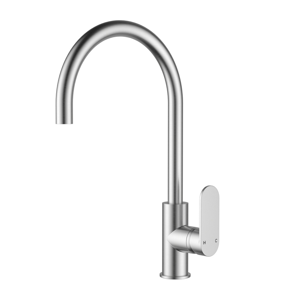 [44863] Sora SS Sink Mixer Brushed Stainless Steel