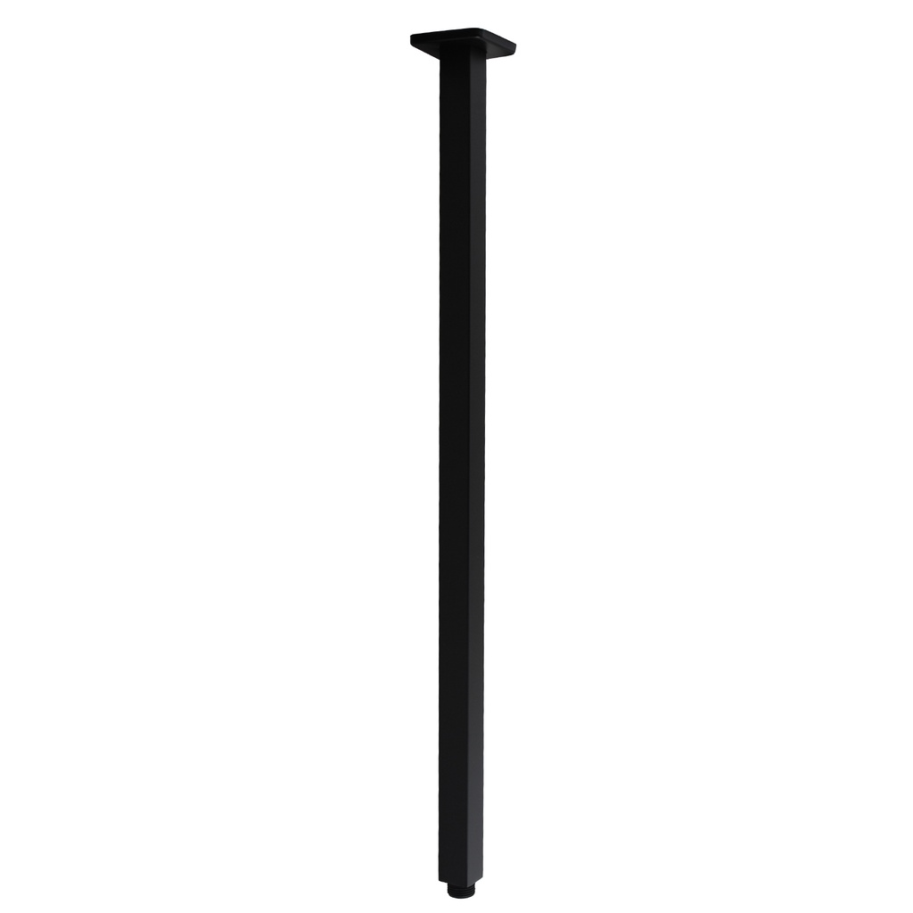 [40325] Square Black Ceiling Shower Arm 600mm