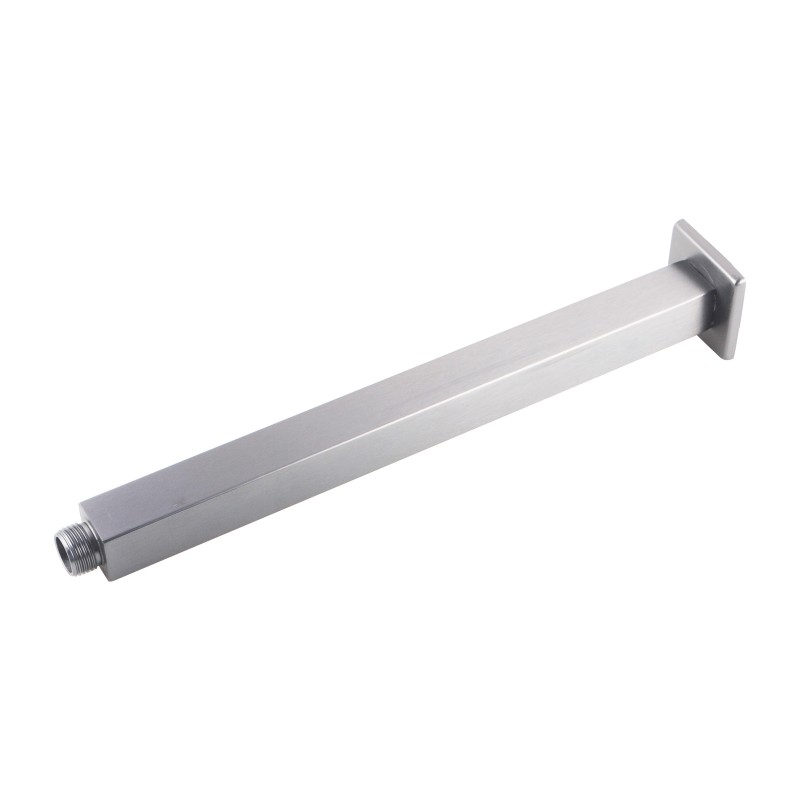 [40317] Square Chrome Ceiling Shower Arm 300mm