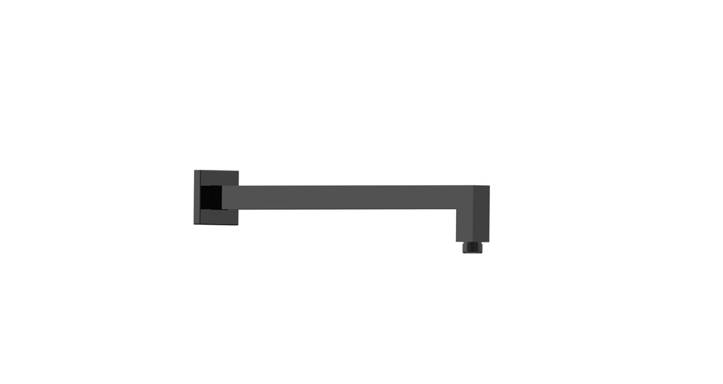 [44035] Square Horizontal Shower Arm(Matt Black)
