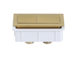 Square Press Button Brush Yellow Gold