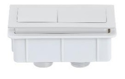 Square Press Button Matt White