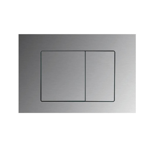 Square push plate Brushed Nickel
