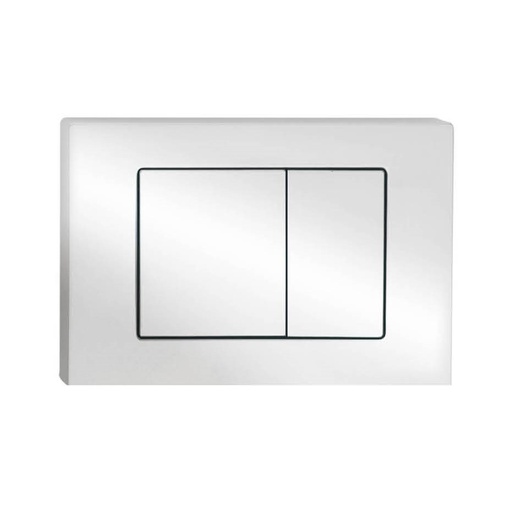 Square push plate Chrome
