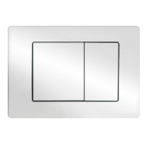 Square push plate Chrome 08