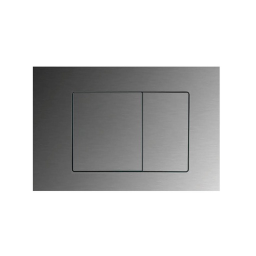 Square push plate Gun Metal