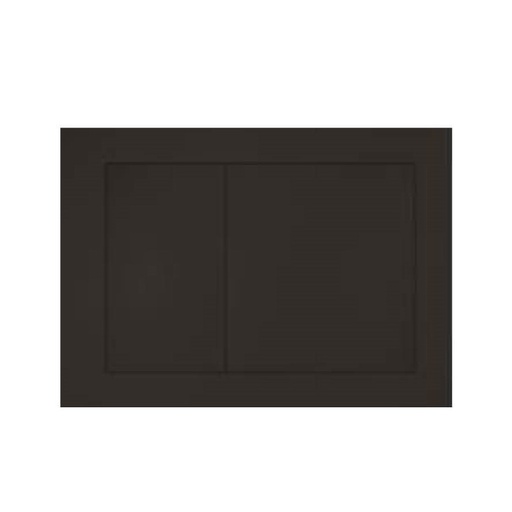Square push plate Matte Black