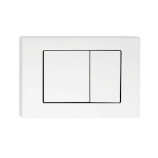 Square push plate White