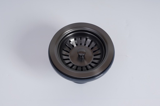 Stainless Steel Gum Metal Basket Waste For Fireclay Sinks