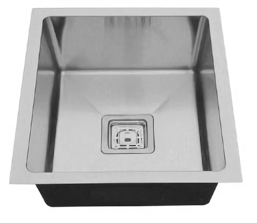 [46537] Universal Installation- Top or Undermount 1.2mm S.S 304 250mm extra deep bowl Bowl Size: 330×400×235mm Overall Size: 380×450×235mm
