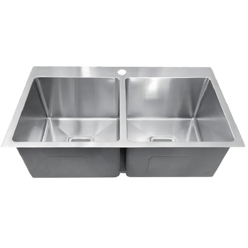 [46543] Universal Installation-Top or Undermount Undermount 1.2mm S.S 304 250mm extra deep bowl Bowl Size: 350×350×235mm 350×350×235mm Overall Size: 775×450×235mm
