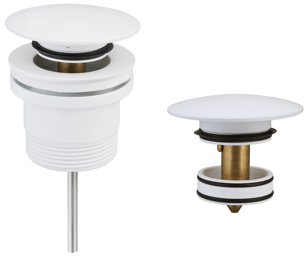 [44434] Universal Pop Up Waste Matt White