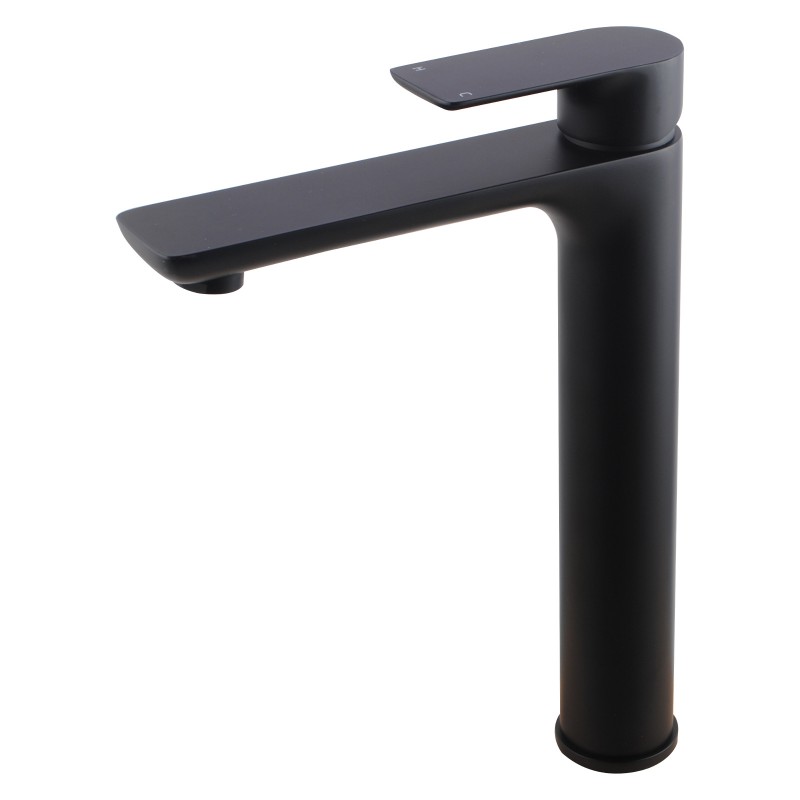 Vog Black Tall Basin Mixer