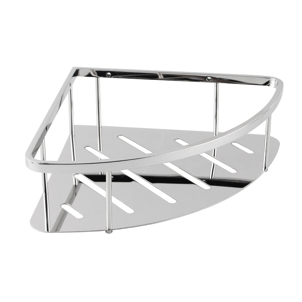 [40212] Vog Chrome Stainless Steel Shower Shelf