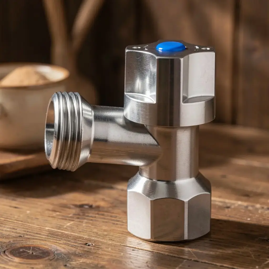 WM Cock, 3/4 Turn(Chrome)